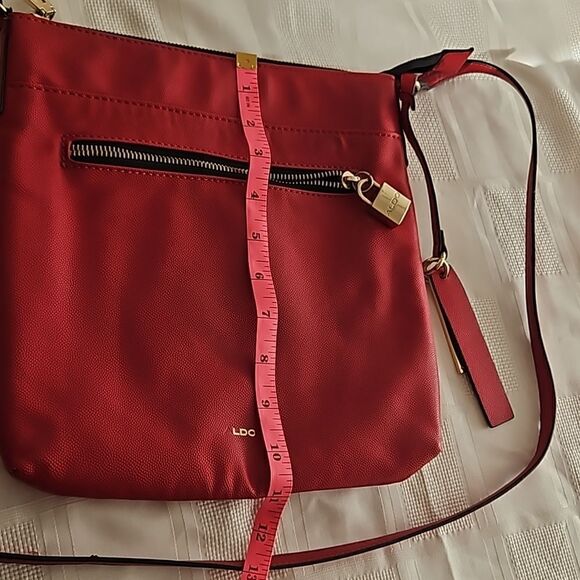 HOST PICK🥳 Aldo Women's Faux Leather CrossBody Shoulder Bag 10×11" Red - Picture 10 of 16